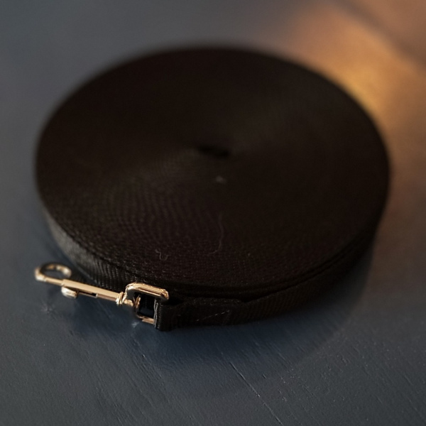 Nylon 15 Meter Leash (black)